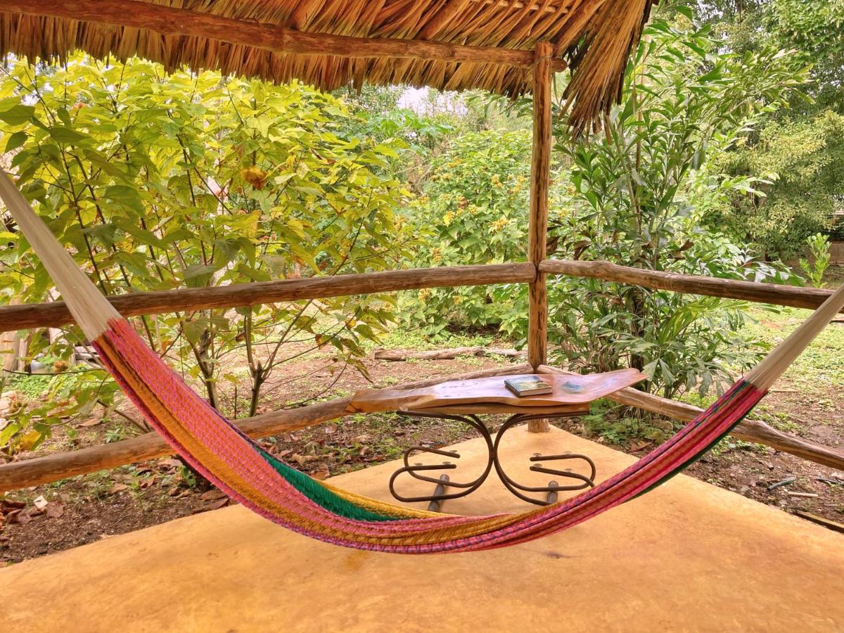 Encantadora Villa Maya Tradicional En Rancho Agroecologico Tzucaceb 외부 사진