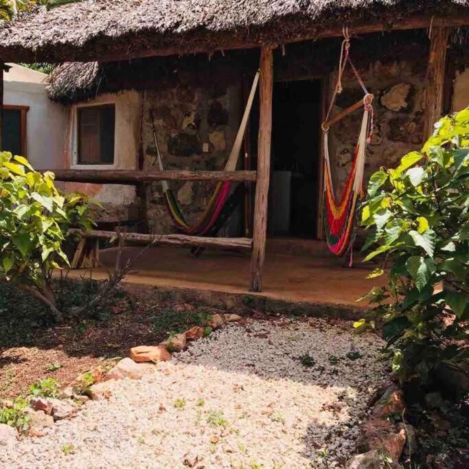 Encantadora Villa Maya Tradicional En Rancho Agroecologico Tzucaceb 외부 사진