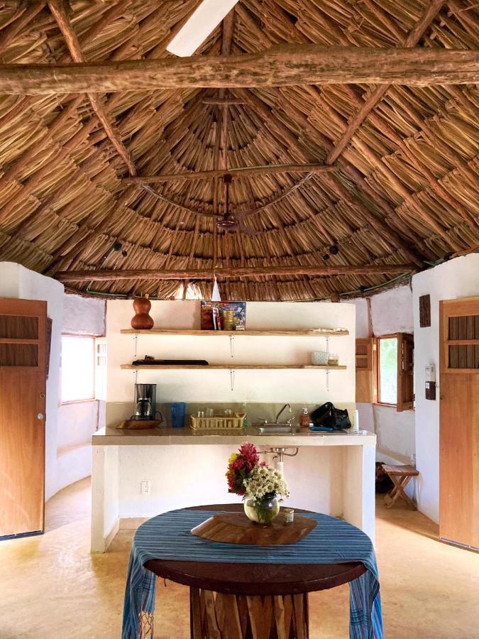 Encantadora Villa Maya Tradicional En Rancho Agroecologico Tzucaceb 외부 사진